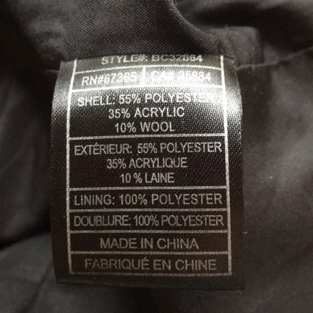 BB DAKOTA black and white jacket with cape - Picture 9 of 11